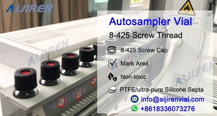 crimp HPLC autosampler vials with closures Wide Opening